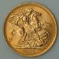 Preview: Sovereign "Elisabeth II" 1967, "Haarband", Großbritannien, 916,7 Gold, London