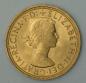 Preview: Sovereign "Elisabeth II", "Haarband", 1958, Großbritannien, 916,7 Gold, London