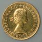 Preview: Sovereign "Elisabeth II" 1966, "Haarband", Großbritannien, 916,7 Gold, London -