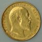 Preview: Sovereign "Edward VII" 1907, Großbritannien, 916,7 Gold, Melbourne