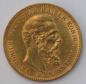 Preview: 20 Mark "Friedrich von Preussen", Reichsgold, Goldmark 1888, Deutsches Reich, 900er Gold, Berlin
