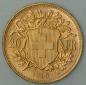 Preview: 20 SRFS "Vreneli" 1916, Schweiz, 900 Gold
