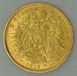 Preview: 10 Corona / Kronen 1912 Österreich "Kaiser Franz-Josef I", 900er Gold, "Haus Habsburg"