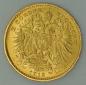 Preview: 10 Corona / Kronen 1912 Österreich "Kaiser Franz-Josef I", 900er Gold, "Haus Habsburg"