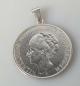 Preview: Münzanhänger "2 1/2 Gulden" 1929 - Münze aus 720er Silber, mit 800er Silberöse