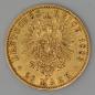 Preview: 20 Mark "Wilhelm von Preussen", Reichsgold, Goldmark 1883, Deutsches Reich, 900er Gold, Berlin