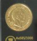 Preview: Goldmedaille 10 Mark "Wilhelm II Deutscher Kaiser-König von Preussen" aus 585er Gold in OVP