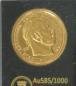 Preview: Goldmedaille 10 Mark "Wilhelm Deutscher Kaiser-König von Preussen" aus 585er Gold in OVP