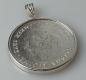 Preview: Münzanhänger "10 Gulden" Juliana 1973 - Münze aus 720er Silber, Fassung aus 925er Silber