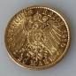 Preview: 20 Mark "Wilhelm II", Reichsgold, Goldmark 1910, Deutsches Reich, 900er Gold, Berlin