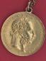 Preview: Münzanhänger 8 Florins / 20 Francs - Franz Joseph I 900er Gold Jahrgang 1892