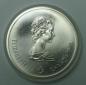 Preview: 10 Dollars Canada 1976 XXI Olympiade 1974 -Kopf des Zeuss- 925er Sterlingsilber