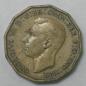 Preview: 3 Pence 1938 Großbritannien -George VI-
