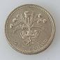 Preview: 1 Pfund (One Pound) 1984 "Lauch" -Elisabeth II-, Großbritannien
