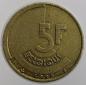 Preview: 5 Franc 1986, Legende in französisch"Belgique", Belgien