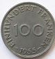 Preview: 100 Franken 1955. Saarland