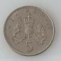 Preview: 5 New Pence 1971 Königin Elisabeth II, Großbritannien