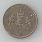 Preview: 5 New Pence 1980 Königin Elisabeth II, Großbritannien