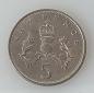Preview: 5 New Pence 1968 Königin Elisabeth II, Großbritannien