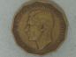 Preview: Three Pence "George VI" 1937 aus Nickel / Messing
