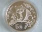Preview: 5 Yuan, China 1993 Panda aus 999 Silber, geringe Auflage