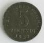 Preview: 5 Pfennig Kaiserreich 1921 D~ aus Eisen