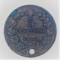 Preview: 5 Centesimi König Vittorio Emanuele II. 1861 Kupfermünze mit Loch als Anhänger