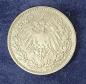 Preview: 1/2 Mark - Wilhelm II Typ 2 - kleiner Schild, 1906 D Deutschland, 900er Silbermünze