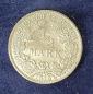 Preview: 1/2 Mark - Wilhelm II Typ 2 - kleiner Schild, 1915 G Deutschland, 900er Silbermünze