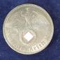 Preview: 5 Reichsmark Drittes Reich "Hindenburg" 1937 J aus 900er Silber KM94