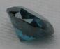 Preview: Blauer Diamant im Brillantschliff mit 0.50 ct, I2 mit kleinem Delgrey-Diamond Report