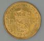 Preview: 10 Gulden "Wilhelmina" 1912 Niederlande 900er Gold