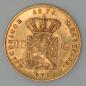 Preview: 10 Gulden "Willem de Derde" 1875 Niederlande 900er Gold