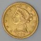 Preview: 5$ US "Liberty Head" 1902 "Half Eagle" USA 900er Gold "S" San Francisco