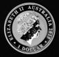 Preview: 1 $ Kookaburra 2015 "Elisabeth II" Australien 1990-2015, 1 oz 999 Silber in Münzkapsel