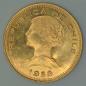 Preview: 100 Pesos Chile, 1956, 900er Gold