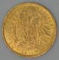 Preview: 10 Corona / Kronen 1911 Österreich "Kaiser Franz-Josef I", 900er Gold, "Haus Habsburg"