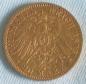 Preview: 20 Mark "Wilhelm II", Reichsgold, Goldmark 1895, Deutsches Reich, 900er Gold, Berlin