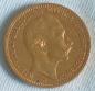 Preview: 20 Mark "Wilhelm II", Reichsgold, Goldmark 1895, Deutsches Reich, 900er Gold, Berlin