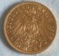 Preview: 20 Mark "Wilhelm II", Reichsgold, Goldmark 1906, Deutsches Reich, 900er Gold, Berlin