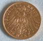 Preview: 20 Mark "Wilhelm II", Reichsgold, Goldmark 1908, Deutsches Reich, 900er Gold, Berlin