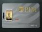 Preview: 5 Gramm Goldbarren "PIM" 999,9 Feingold im Blister