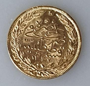 Preview: 100 Kurush Sultan Mehmet V Osmanisches Reich 1909