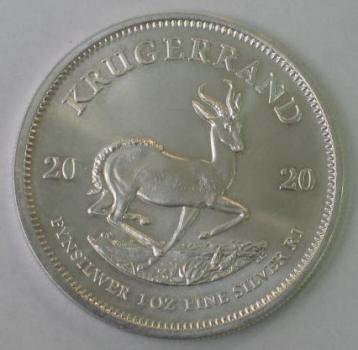 1 oz Krügerrand 2020, Südafrika, 999er Silber