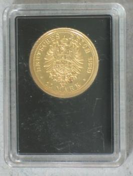 Goldmedaille 10 Mark "Wilhelm II Deutscher Kaiser-König von Preussen" aus 585er Gold in OVP