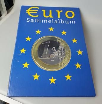 EURO Sammelalbum 96 Münzen aus 12 Ländern