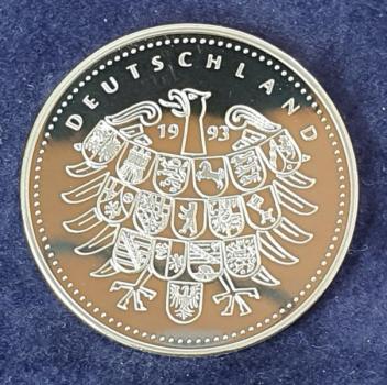 Silbermedaille -Ludwig Erhard- 999,9 Feinsilber, Gewicht: 15,0g