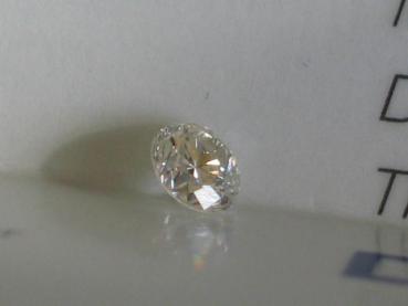 Diamant im Brillantschliff. 0.23 ct  DPL Report Idar-Oberstein