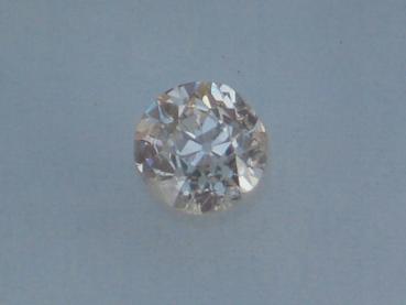 Diamant im Old European Cut 0.49 ct/ SI 2 "I" mit GIA Report und Laserinscription