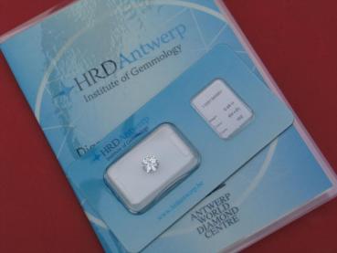 Preview: Diamant im Brillantschliff "F" 0.68 ct/ VS2 mit HRD Report